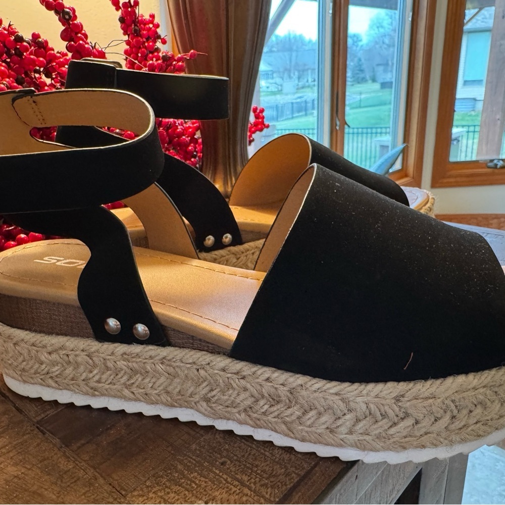 Soda - Topic-S - Espadrilles - Black - Size 8.5 - Picture 6 of 7